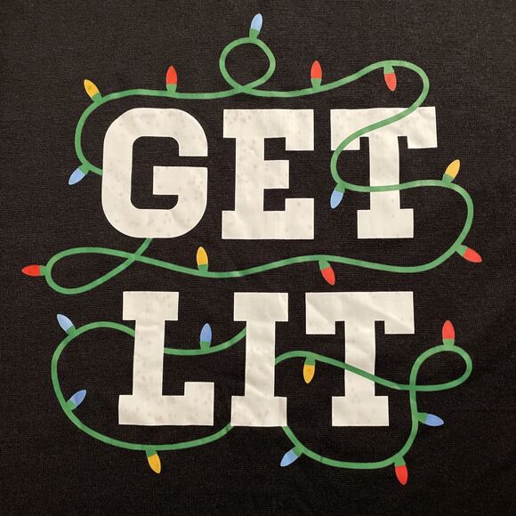 Tipsy Elves Extra Large PJs GET LIT Christmas Pajamas Set Mens XL Unisex XXL NWT - Picture 3 of 13